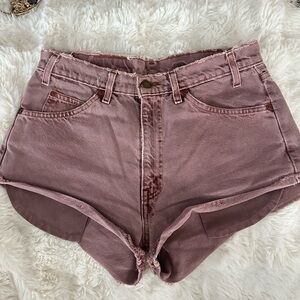 Women's Pink Levi Denim Shorts